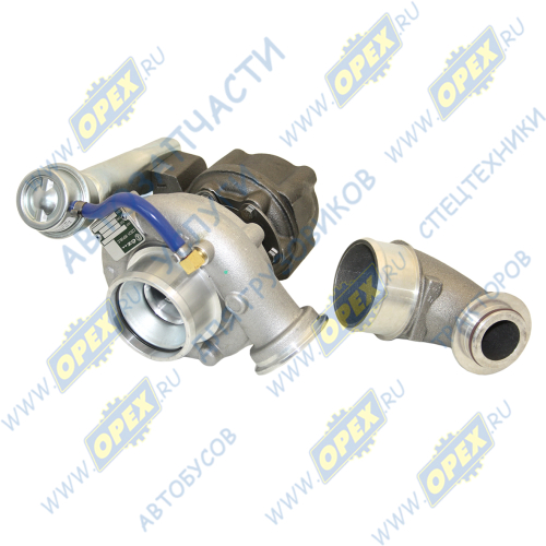 С13-297-01 Турбокомпрессор (дв. ЯМЗ-53443-30) Евро-5 ПАЗ Вектор Некст PAZ Vector NEXT (EURO-5) 170 H/P [YAMZ-53423-50 /12 /17 /22 /27]; (с патрубком) CZ Strakonice